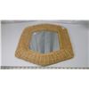 Image 6 : wicker wall mirror & magazine rack