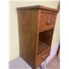 Image 4 : 2 Drawer Stand, Elm - 26" High 16" Wide