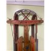 Image 3 : Childs Sleigh - 42" Hiawatha Steel runners - Wood top