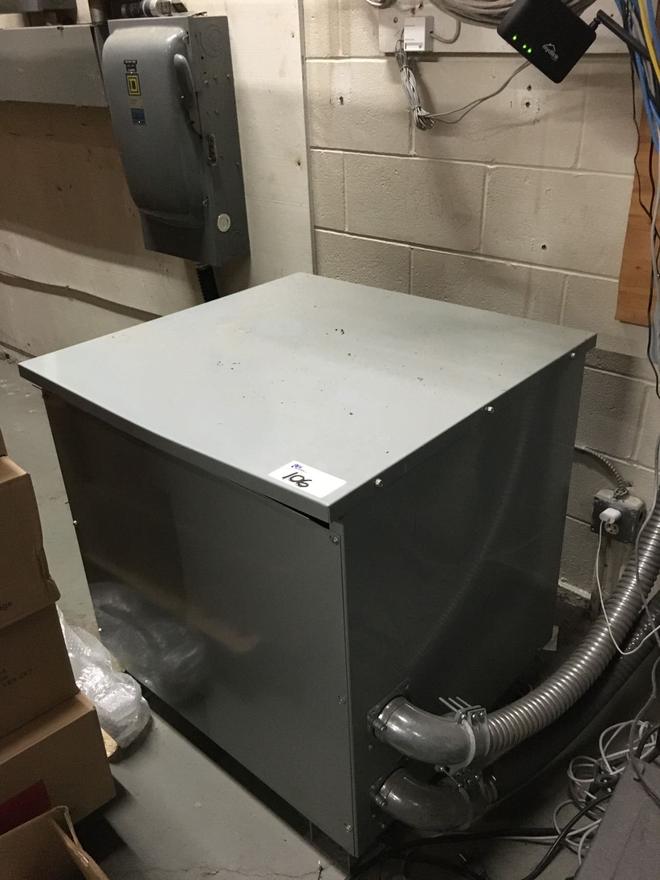 BEAVER ELECTRICAL MACHINERY TRANSFORMER 3-PH-ISO SERIAL #D86865-1 MUST ...