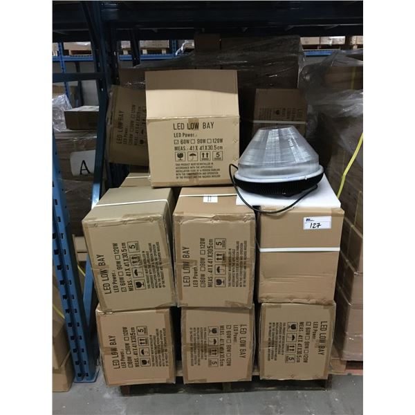 PALLET OF LED LOW BAY 60W LIGHTS 22 BOXES