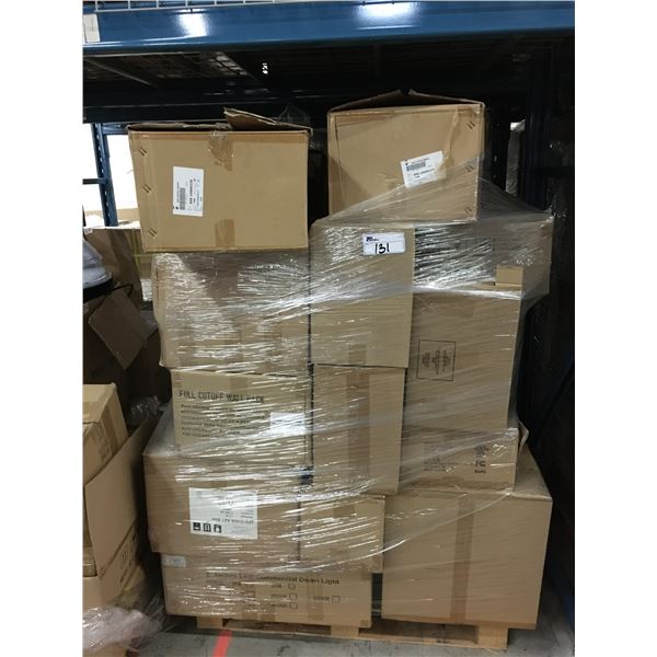 PALLET OF ASSORTED LIGHTING RELATED PRODUCTS