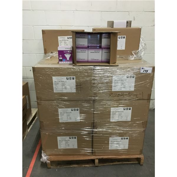 PALLET OF APPROX. 33 BOXES OF NEW LED FLOOD LIGHTS 3000K (20PCS PER BOX)