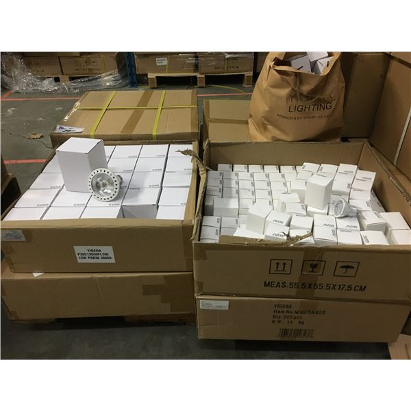 PALLET OF NEW LED LIGHTS: PAR30 3000K AND GU10 3000K