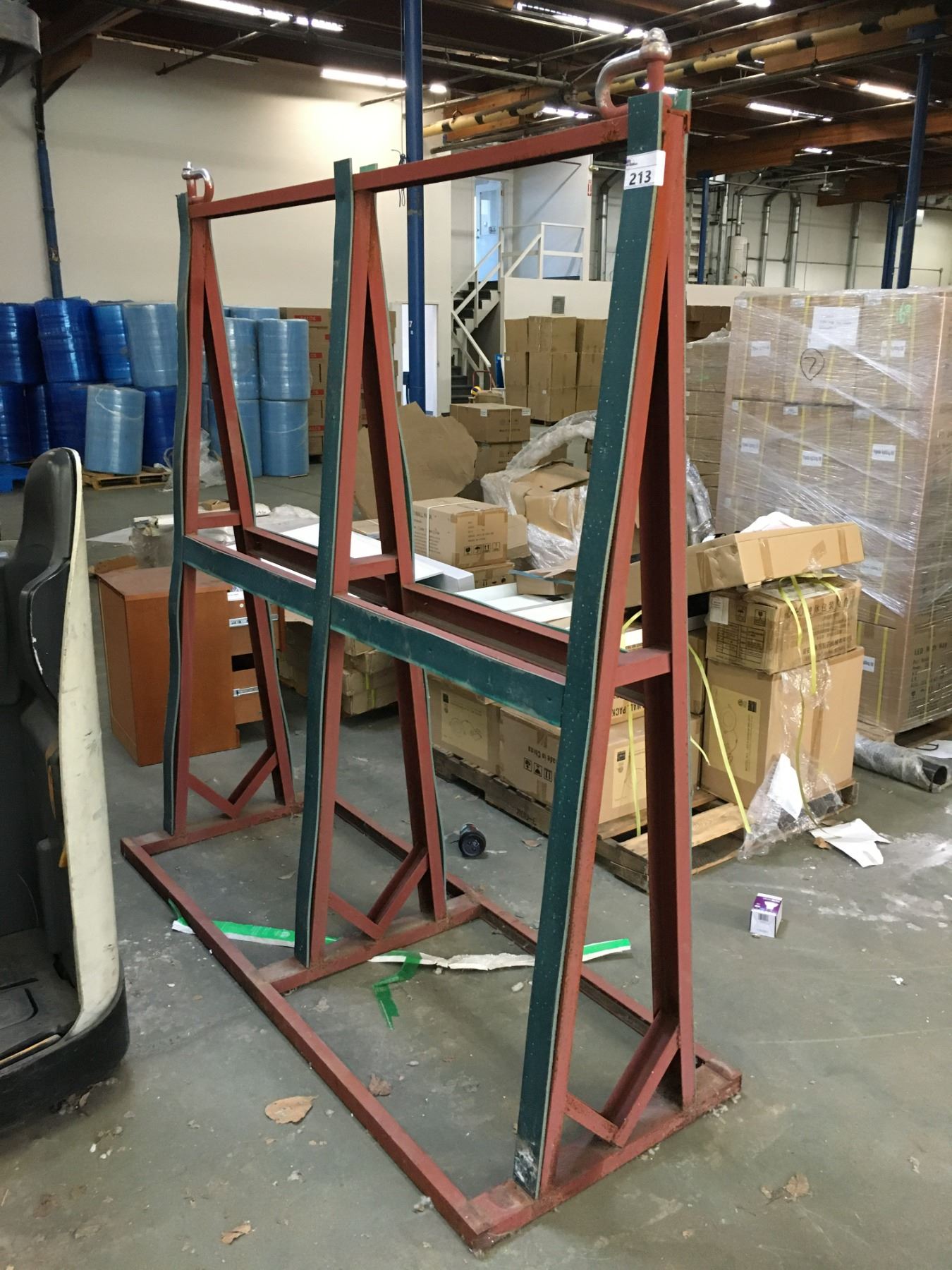 Approx Rack METAL TILE/GLASS/& MORE STORAGE / TRANSPORTATION RACK APPROX. 6' X 6'