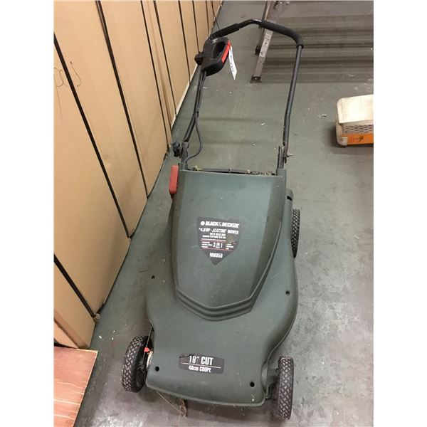 BLACK & DECKER 4HP ELECTRIC MOWER 19" CUT