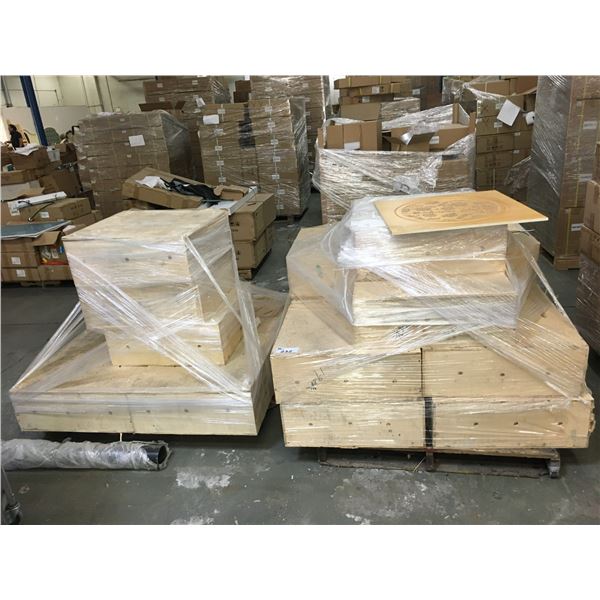 2 PALLETS OF DECORATIVE CEILING TILE 23.5" X 23.5"