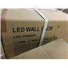 Image 2 : PALLET OF ASSORTED NEW LIGHTS AND RELATED PRODUCTS: LED WALL PACK 75W, UFO HIGH BAY LIGHTS 5000K