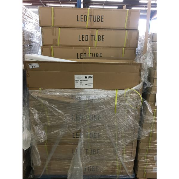 PALLET OF APPROX. 40 NEW BOXES OF LED TUBE LIGHTS (20 TUBES PER BOX)