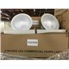 Image 2 : PALLET OF 54 NEW BOXES OF 8" LED COMMERCIAL DOWNLIGHTS 35W 4000K