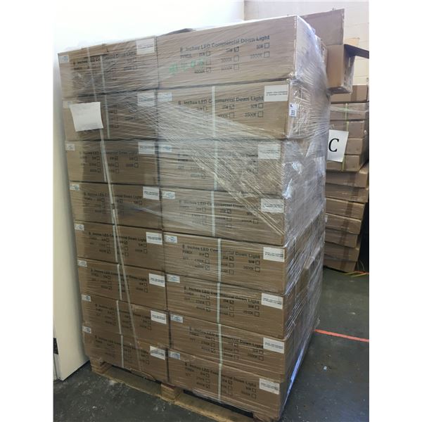 PALLET OF 48 NEW BOXES OF 8" COMMERCIAL DOWN LIGHTS 35W 4000K