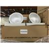 Image 2 : PALLET OF 48 NEW BOXES OF 8" COMMERCIAL DOWN LIGHTS 35W 4000K