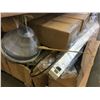 Image 2 : PALLET OF 5 BOXES OF LIGHT FIXTURES/HARDWARE & MISC. LIGHTING