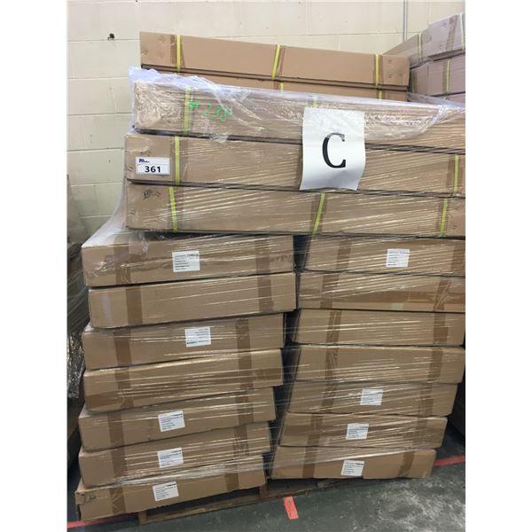 PALLET OF 22 NEW BOXES OF P7SURFACE MOUNTED LIGHTING BRACKETS/HOUSINGS