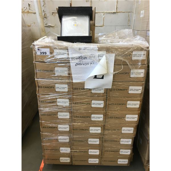 PALLET OF NEW LED CANOPY LIGHTS (APPROX,90 PCS,)