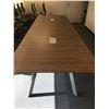Image 2 : MODERN CONTEMPORARY MOCHA & GREY BOARDROOM CONFERENCE TABLE (APPROX.12' X 4')