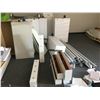 Image 1 : LARGE WHITE PRODUCT DISPLAY SHELVING CABINET WALL SYSTEM (ASSEMBLY REQUIRED)
