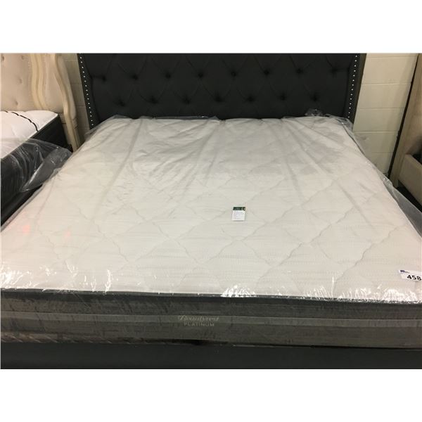 SIMMONS KING SIZE MATTRESS & BOXSPRING SET (FLOOR MODEL)