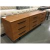 Image 1 : MID CENTURY MODERN TEAK 9 DRAWER LOW BOY BEDROOM DRESSER