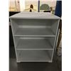 Image 2 : 2 PAINTED WHITE BOOKSHELVES (APPROX 3' TALL)
