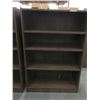 Image 2 : 2 MOCHA BROWN FINISH BOOKSHELVES (APPROX. 4' TALL)