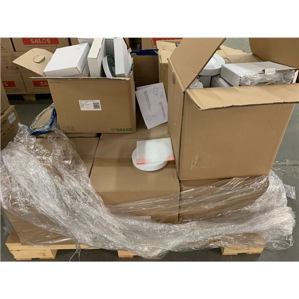 PALLET OF NEW LED 5" FLUSH MOUNT SLIM PANEL DOWNLIGHTS-APPROX 13 BOXES (36 PER BOX)