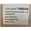 Image 2 : PALLET OF 17 BOXES NEW LED SURFACE MOUNTING BRACKETS (2 PER BOX)