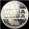 Image 2 : Ultra Maga 1oz Silver Trump Coin GEM PROOF
