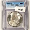 1883-O Morgan Silver Dollar ICG-MS64