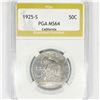 1925-S Jubilee Half Dollar PGA-MS64