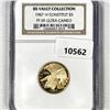 1987 $5 1/10 oz American Gold Eagle NGC-PF69 UC