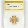 Image 1 : 1882 Indian Head Cent PGA-MS65 RED