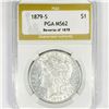 1879-S Rev 78 Morgan Silver Dollar PGA-MS62