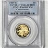 1987-W $5 1/10 oz American Gold Eagle PCGS-PR69
