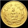Image 2 : 1857 Rare Gold Dollar UNCIRCULATED