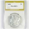 1893 Morgan Silver Dollar PGA-MS61+