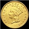 1874 Rare Gold Dollar NEARLY UNCIRCULATED