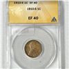 1910-S Wheat Cent ANACS-EF40
