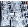 1 - 100ozt .999 Silver Bar - HIGH DEMAND