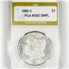 1880-S Morgan Silver Dollar PGA-MS65 DMPL