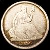 1838-O No Stars Seated Liberty Dime LIGHTLY