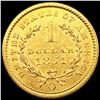 Image 2 : 1851-O Rare Gold Dollar NEARLY UNCIRCULATED