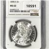 1890-S Morgan Silver Dollar NGC-MS62