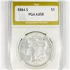 1884-S Morgan Silver Dollar PGA-AU58