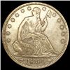 1854 Arrows Seated Liberty Half Dollar NEARLY