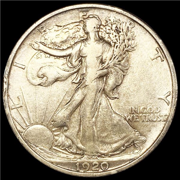 1920 Walking Liberty Half Dollar LIGHTLY