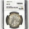 1896-O Morgan Silver Dollar NGC-AU55