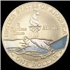 Image 2 : 1995 US Silver Olympic Coin GEM PROOF