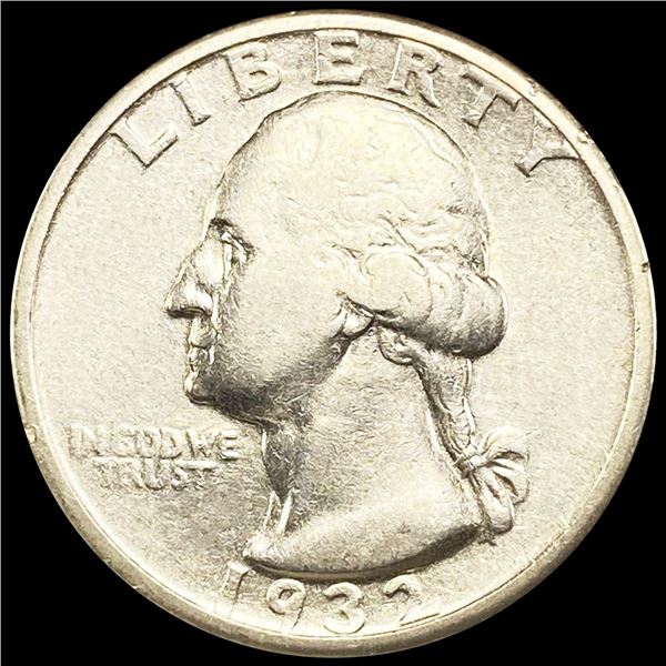 1932-S Washington Silver Quarter NEARLY