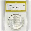 1900-S Morgan Silver Dollar PGA-MS63